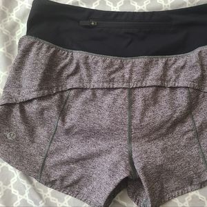LuluLemon "SpeedUp" Shorts {Size 4Tall}
